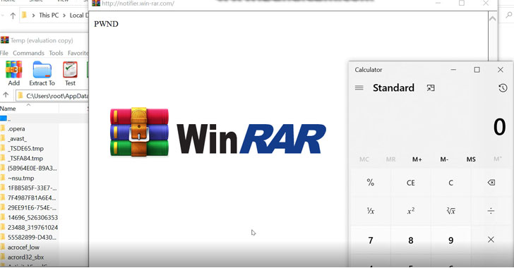 Lỗ hổng trong phần mềm WinRAR cho phép tin tặc xâm nhập máy tính