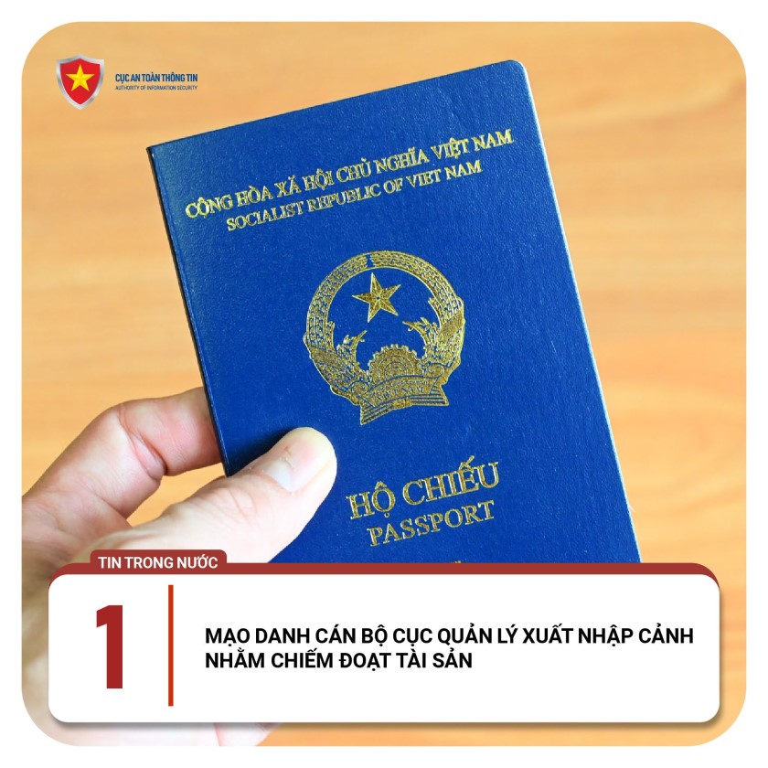 MẠO DANH CÁN BỘ CỤC QUẢN LÝ XUẤT NHẬP CẢNH NHẰM CHIẾM ĐOẠT TÀI SẢN